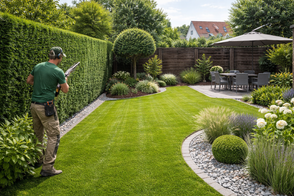 Gartenservice Nürnberg Heckenschnitt Rasenpflege